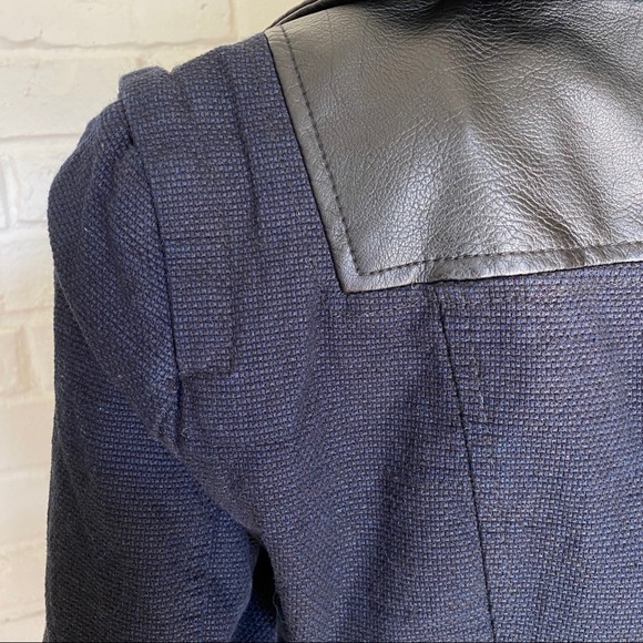 *Blank NYC Canvas Jacket with Leather Accents - Picture 10 of 16